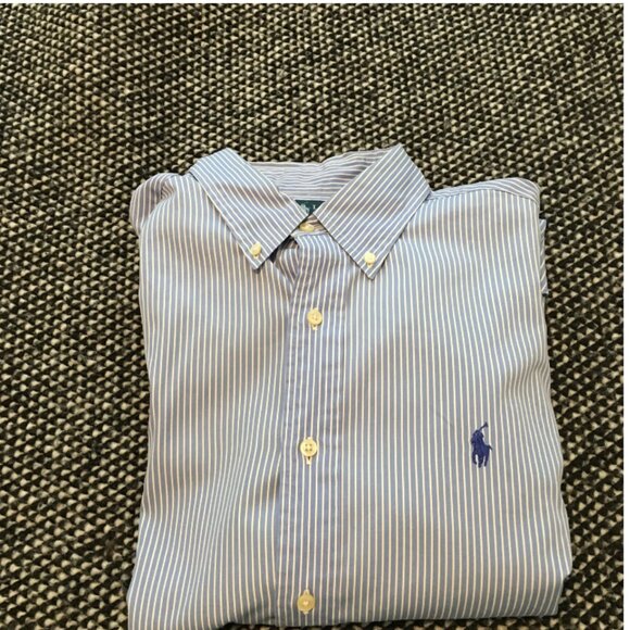 Ralph Lauren Other - Ralph Lauren Blue & White pinstripes 16 34/35